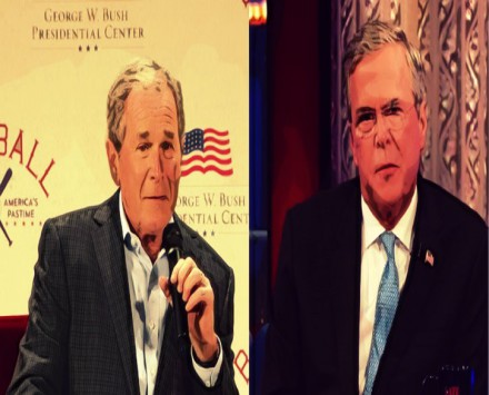 BEFUNKY George Bush Jeb Bush