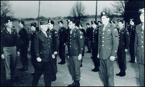General William J. Donovan, OSS founder, reviews Operational Group members in Bethesda, Maryland. (Photo: Public Domain)