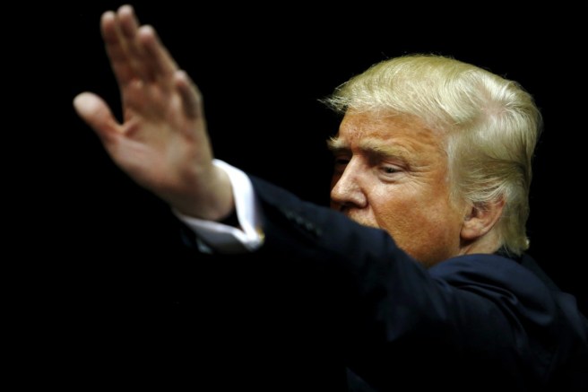 Donald Trump Holds Campaign Rally In Albany, NY